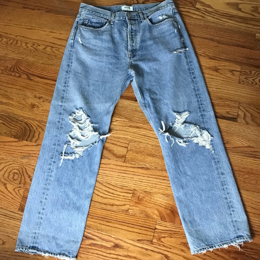 AGOLDE 90’s Distressed Jeans - Picture 12 of 13